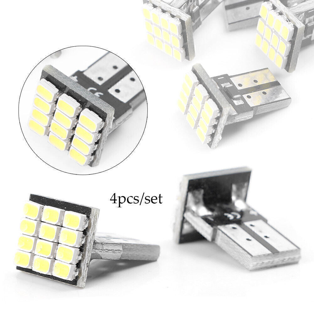 Car Show Wide Light Set Map Reading Lamp Bulb White T10 1206 12 SMD 12-leds Auto