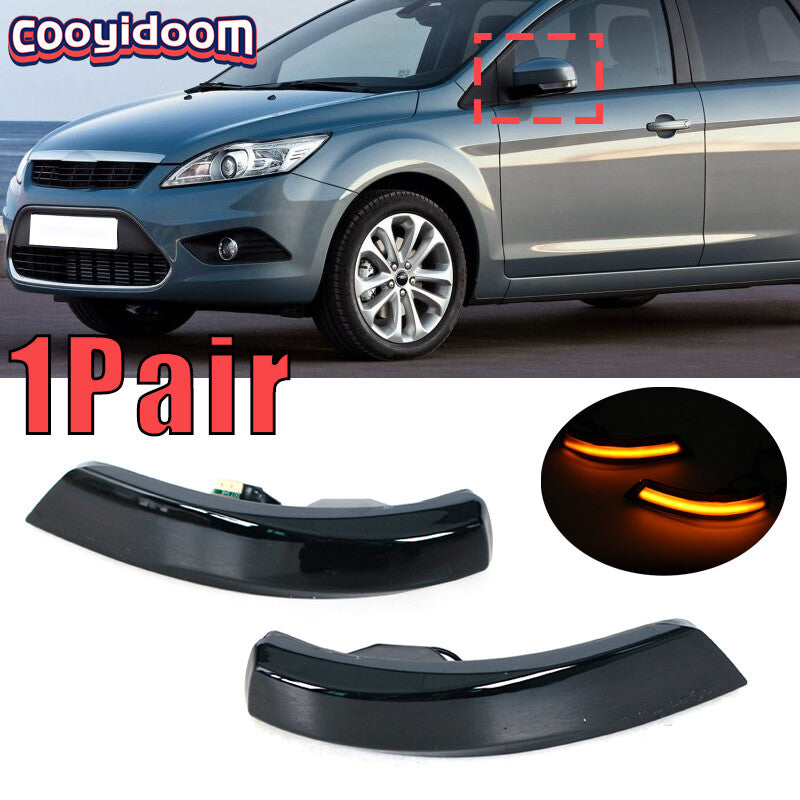 LED Turn Signal Light Side Mirror Indicator for Ford Focus MK2 MK3 Mondeo MK4
