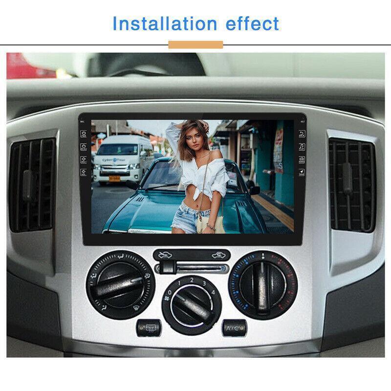 Auto Navigation MP5 Player 9 Android 9.1 Stereo GPS WiFi Quad Core Radio 2Din