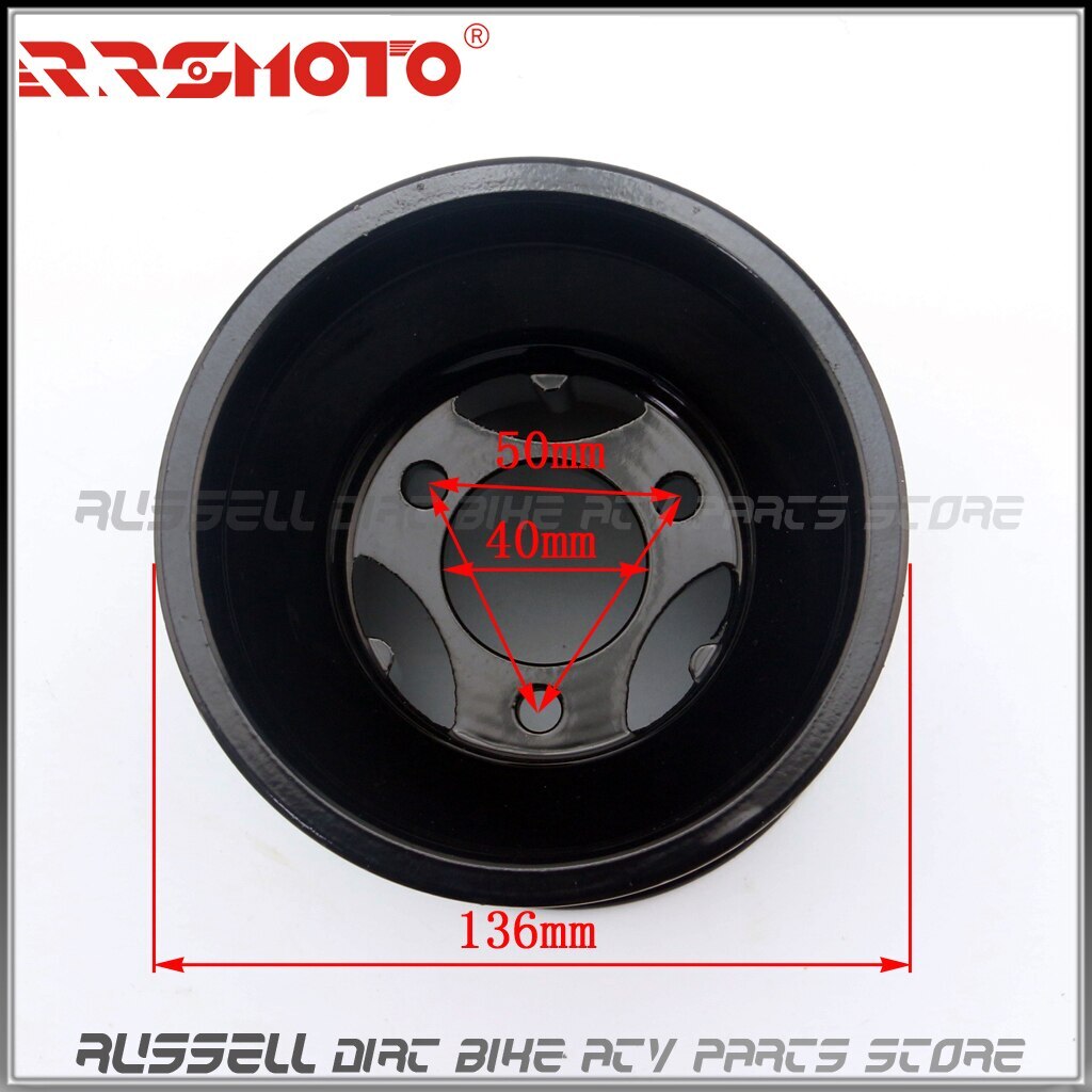 5 inch Go Kart Rear Wheel Rim 11x7.10-5 10x4.5-5 Gokart Racing Sports for Golf Buggy