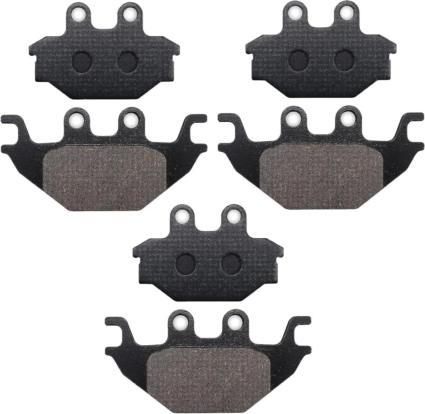 Front and Rear Semi-Metallic Brake Pads for Kawasaki KVF300 KYMCO MXU 250 300