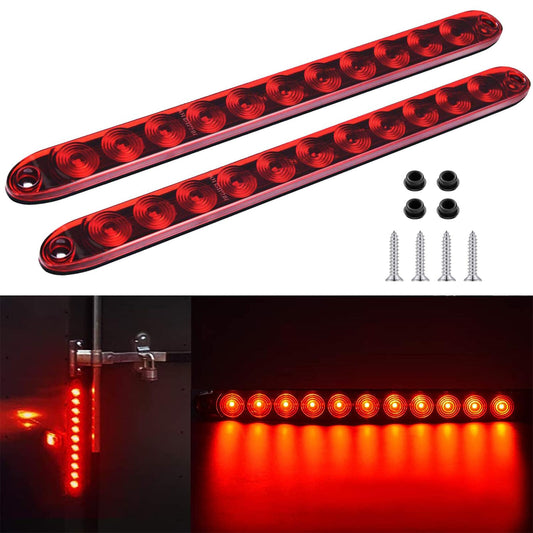 2x 16 LED taillights trailer car truck lighting taillight with indicator 12V