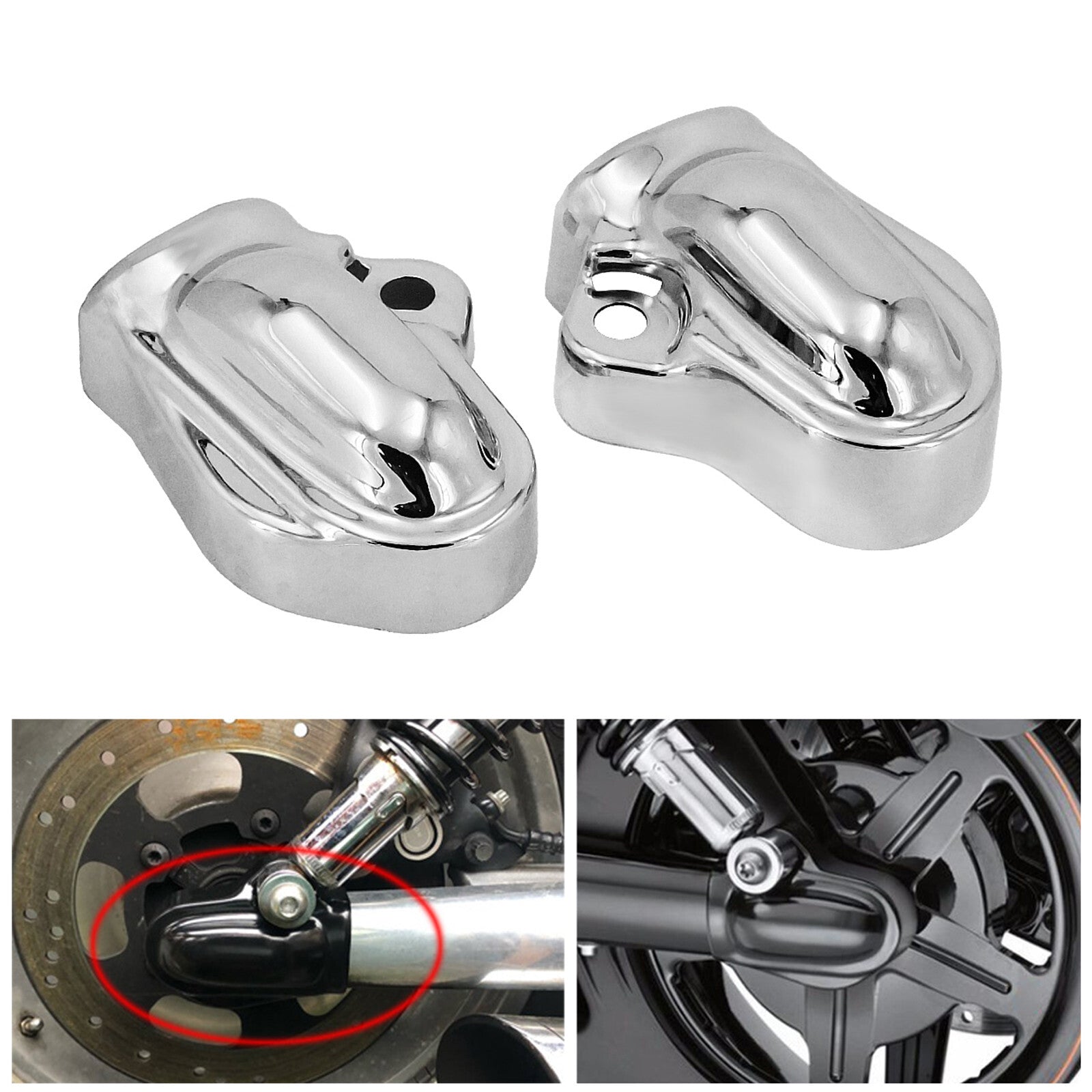 Chrome Bar  Shield Rear Axle Cover Fit for Harley VRSC V-Rod VRSCA 2002-2017