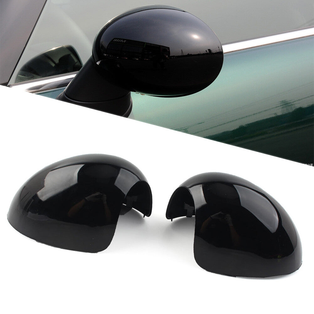 Bright Black Door Wing Mirror Cover for Mini R55 R56 R57 R58 R59 R60 R61