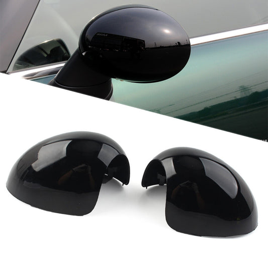 Bright Black Door Wing Mirror Cover for Mini R55 R56 R57 R58 R59 R60 R61