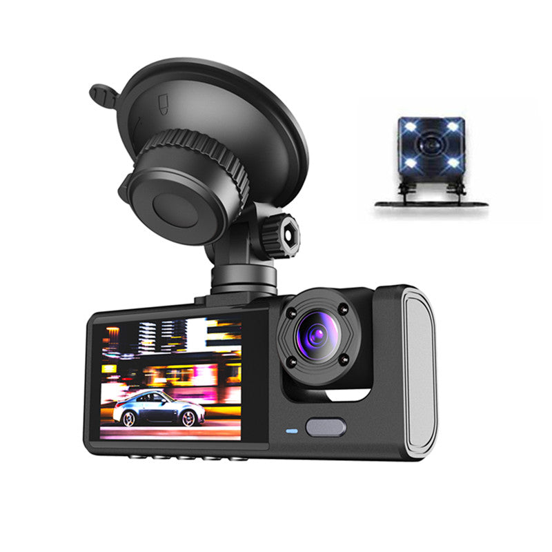 2in Full HD Dash Cam Car DVR Front Inside Rear Camera Night Vision G-sensor