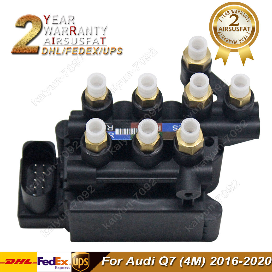 for Audi Q7 (4M) 2016-2020 Air Ride Suspension Solenoid Valve Block 4M0616013A