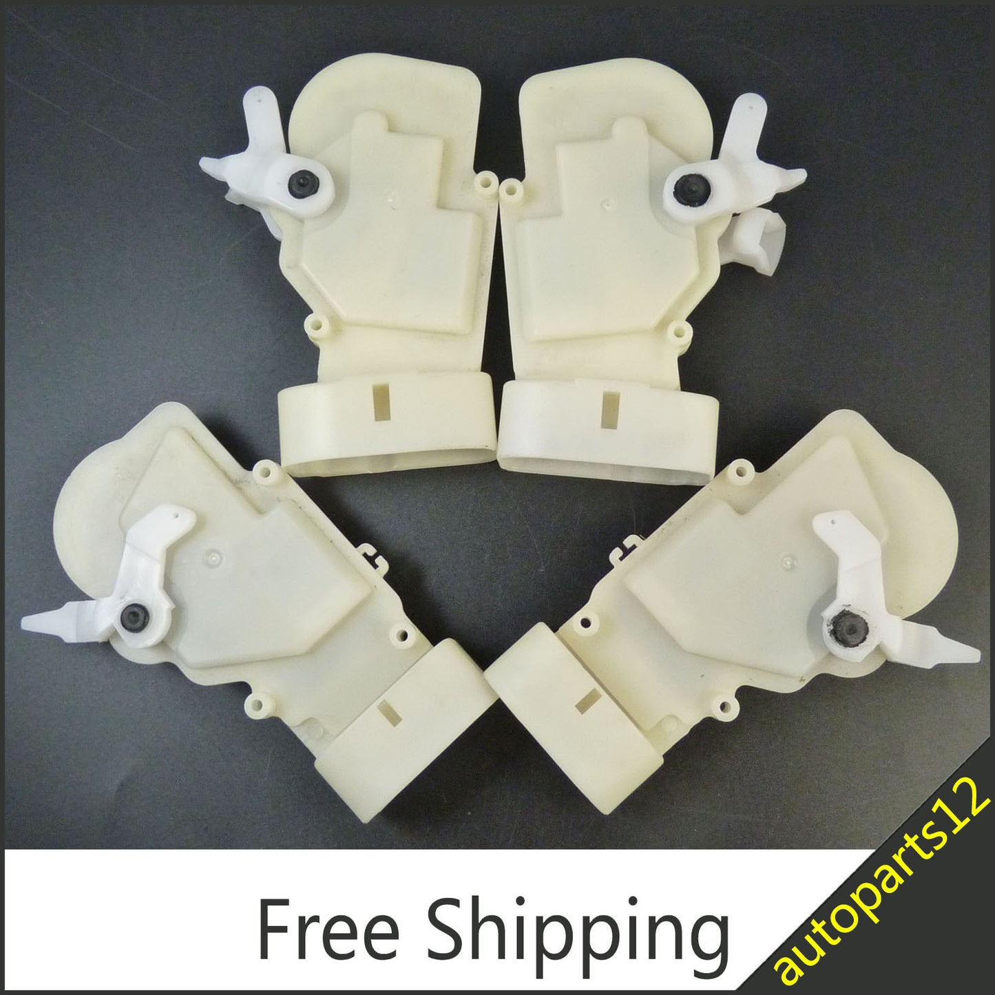 4-pack of brand new front and rear right door lock actuators for Lexus GS430 GS400 GS300