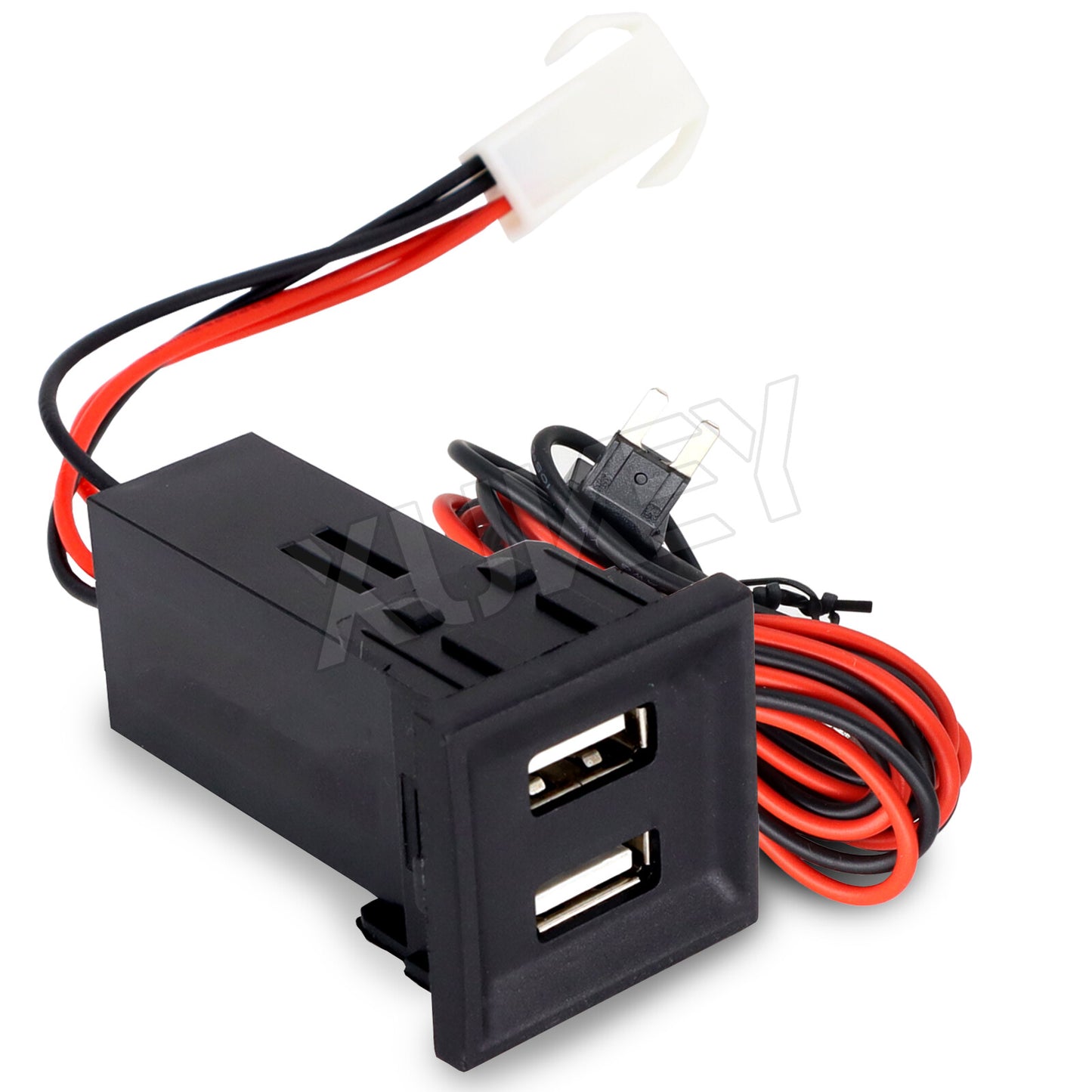 Fast Car Dual USB Charger LED Female Light Phone Outlet for VW T5 DE