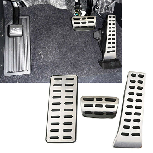 3Pcs Car Foot Gas Brake Pedals Cover Kit Fit for Hyundai Santa Fe/ for Tucson /Sonata
