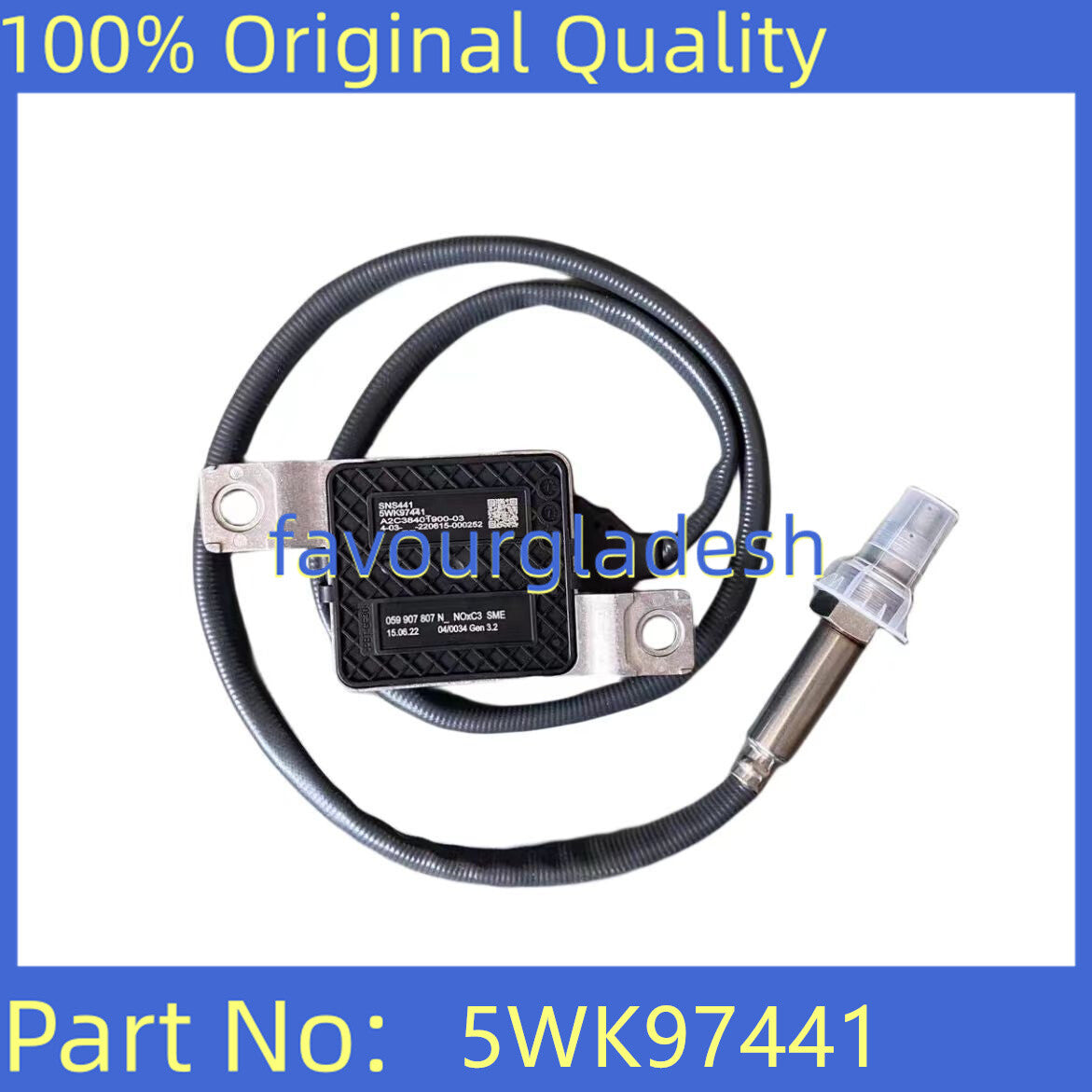 Nitrogen Oxide Nox Sensor for VW AMAROK 3.0 TDI 059907807N 059907805B 5WK97441