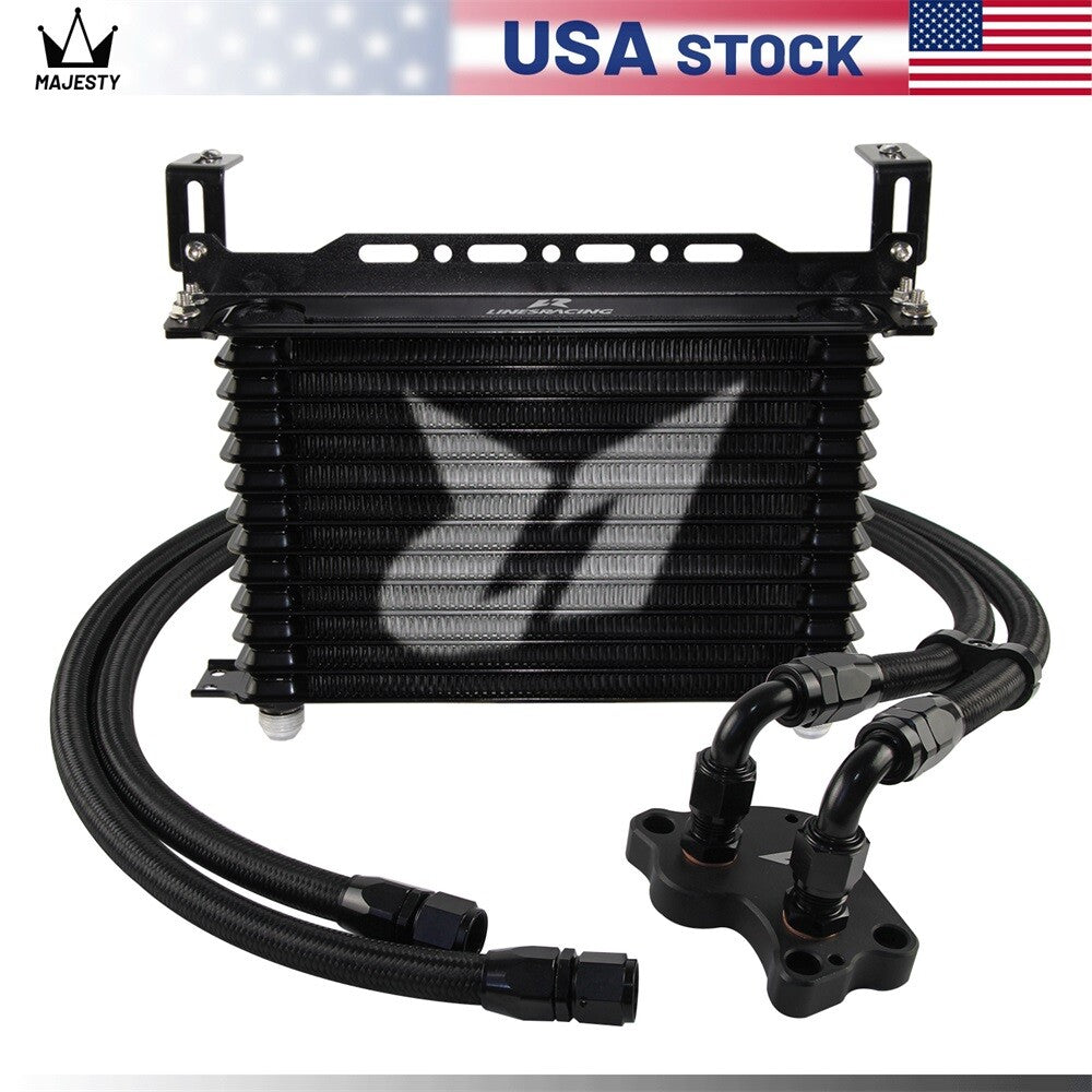 LR AN10 13Row Oil Cooler Kit for BMW for Mini Cooper S Supercharger R50 R52 R53 1.6L