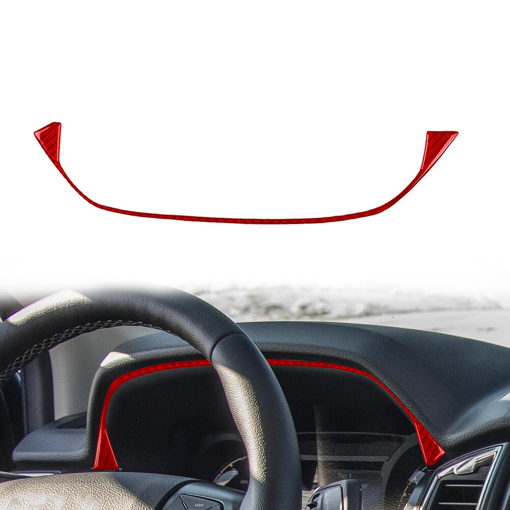 Speedometer Upper Frame Cover Trim Strip for Ford Ranger Sport 2019-2023 19 20