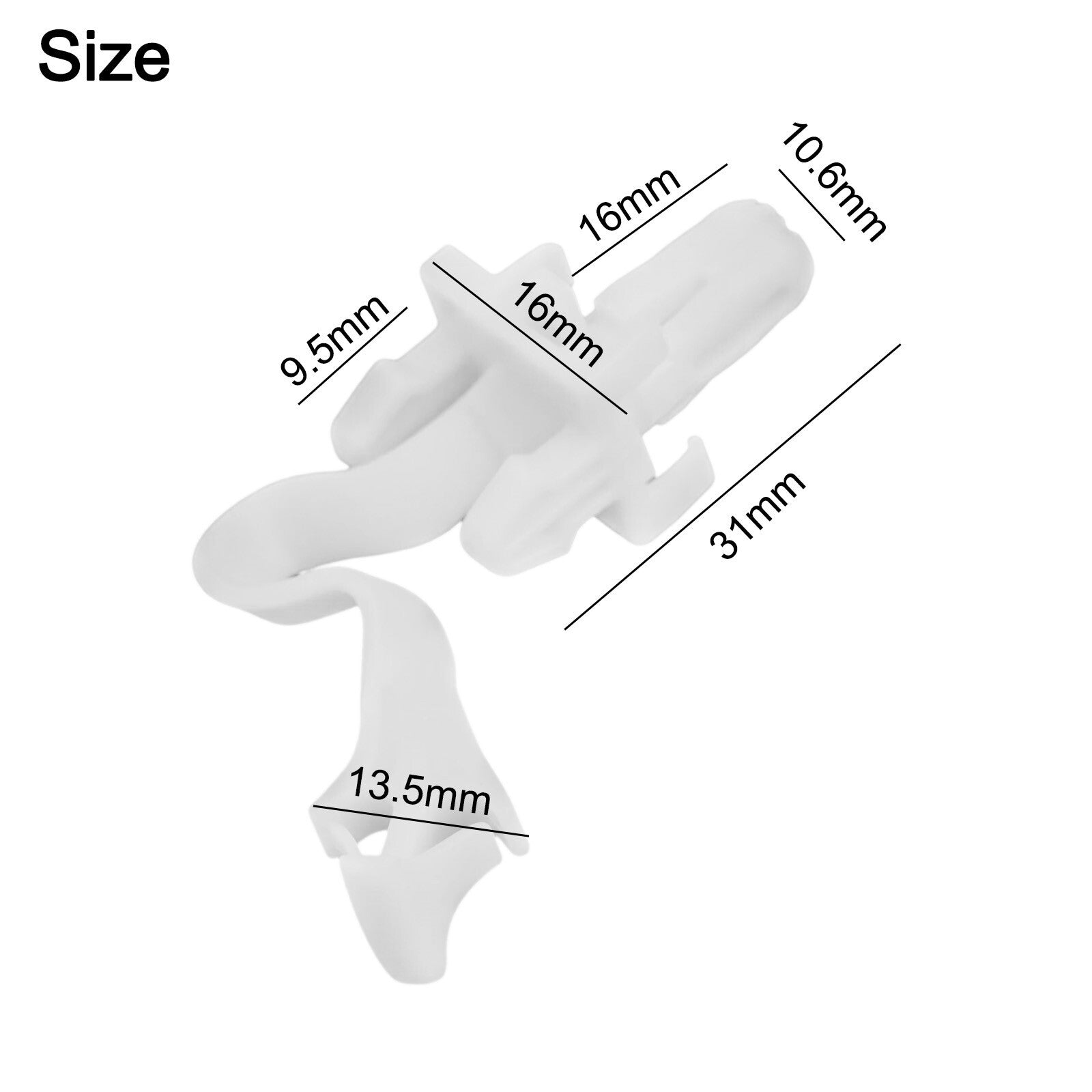 Perfect Fit A Pillar Trim Retainer Clips for Toyota for Lexus Set of 4