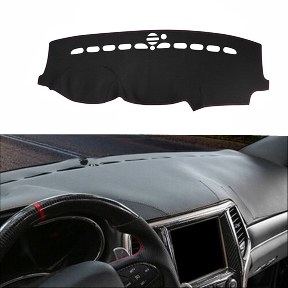 Leather Dashmat Dashboard Cover Dash Mat for Jeep Grand Cherokee 2011-2017