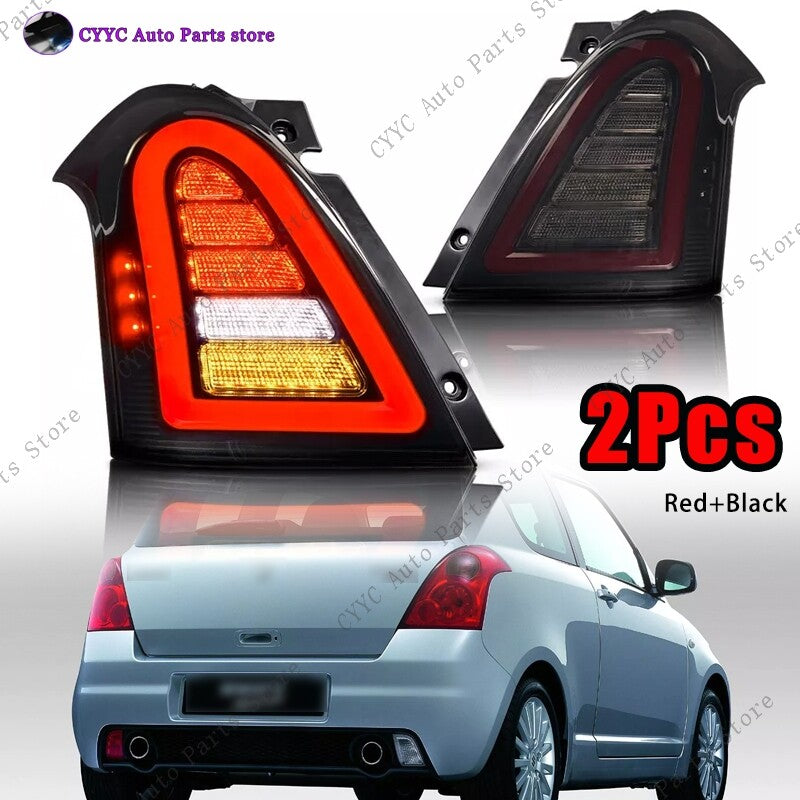2Pcs for Suzuki for Swift 2005-2010 Tail Light Tail Lamp Rear Brake Lamp