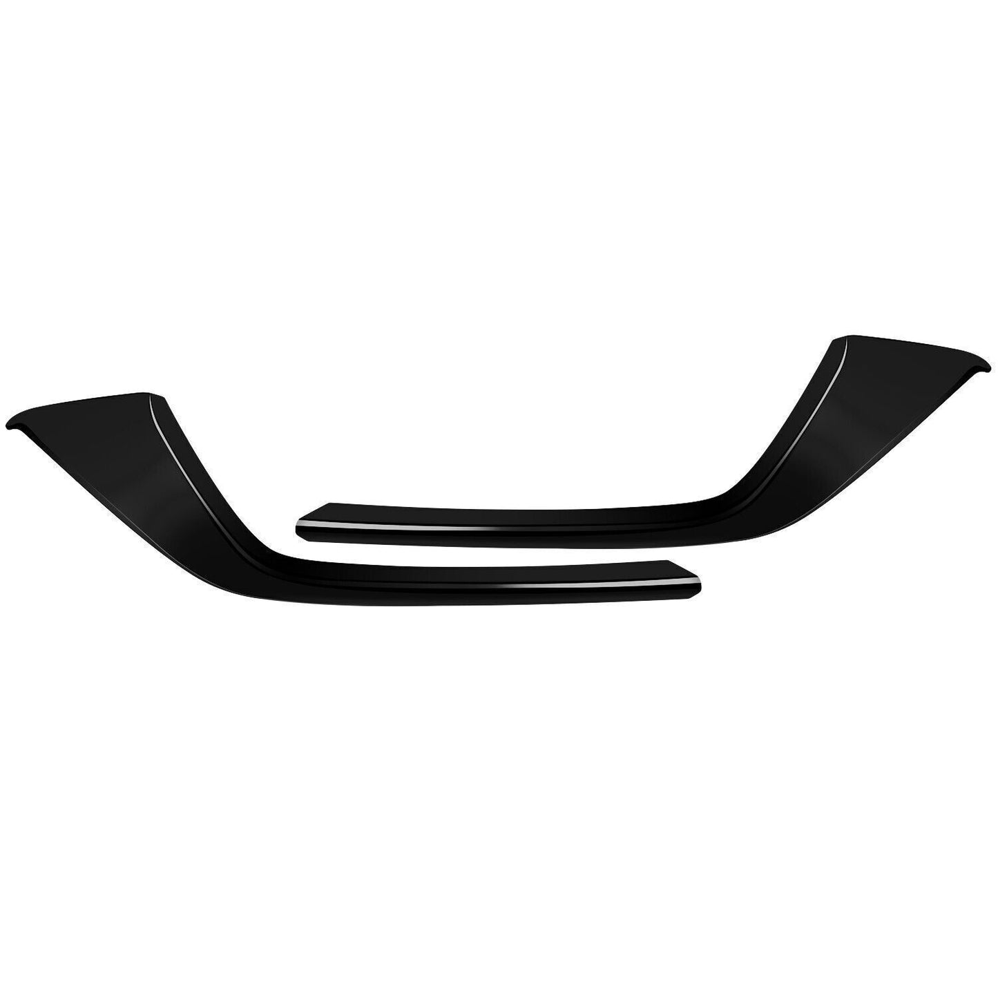 Front Grille Side Molding Cover Trim Glossy Black for Mazda CX-5 CX5 2022 2023
