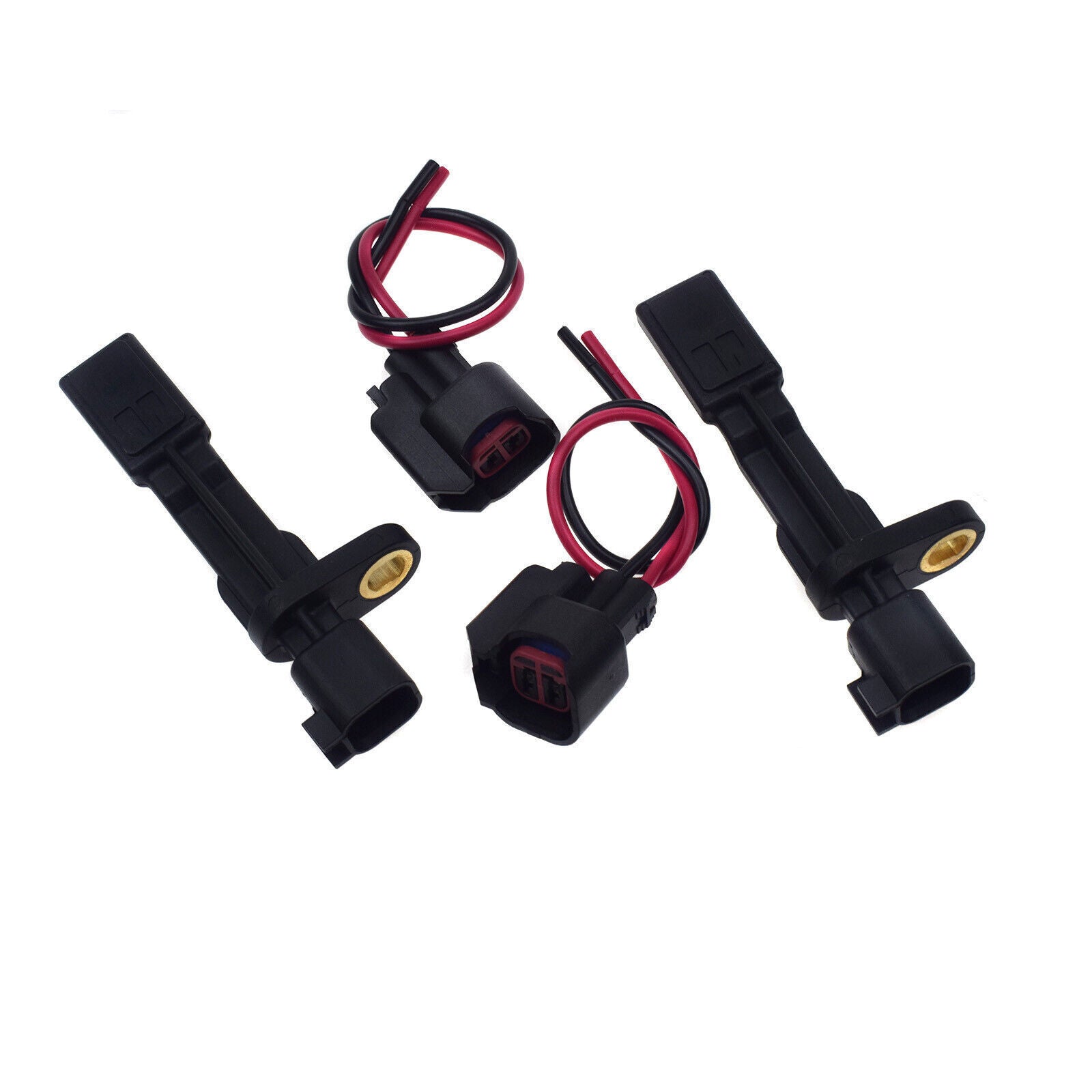 4 wheel speed sensors with plugs, rear LH right grip for Jeep for Wrangler JK Liberty for Dodge