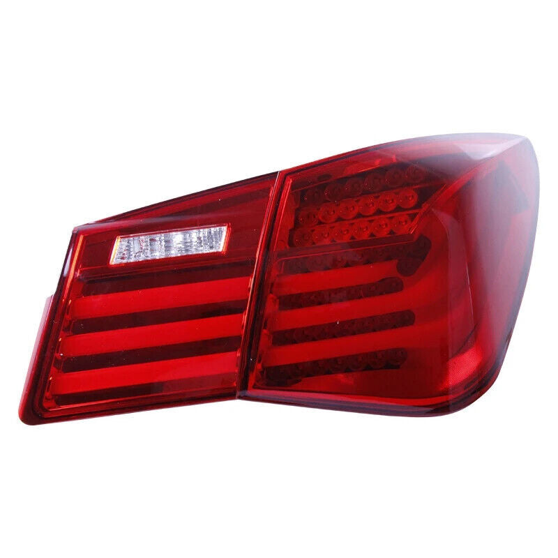 A pair of red LED taillights (DRL) for Chevrolet for Cruze 2009-2015.