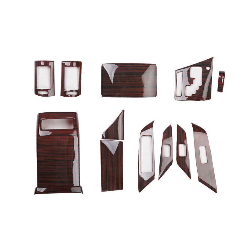 for Lexus RX350 450h 09-15 Wood Grain Look Centre Inner Trim Set Decor Cover 12P