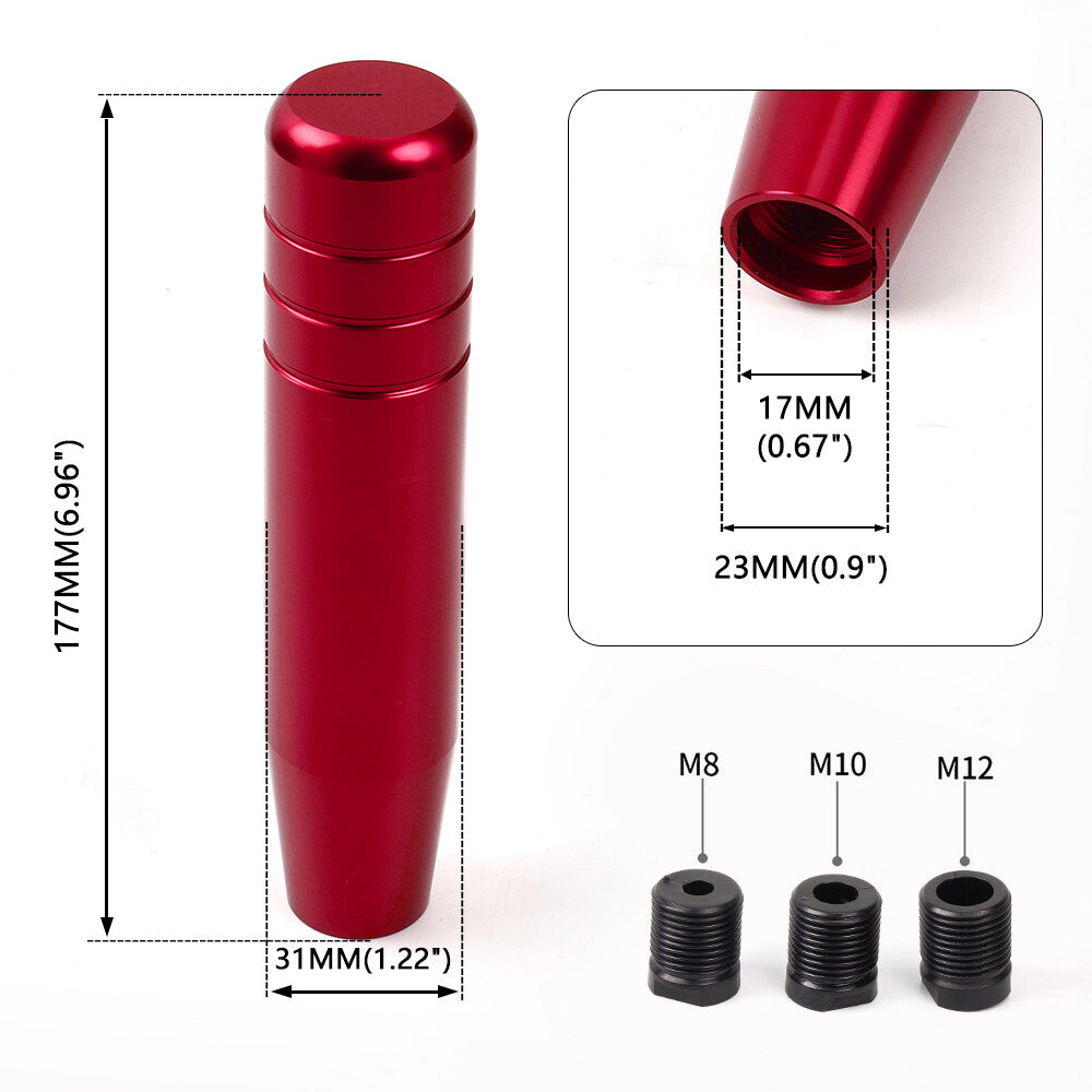 Universal JDM Aluminum Automatic Stick Car Gear Shift Knob Shifter 5 6 Speed