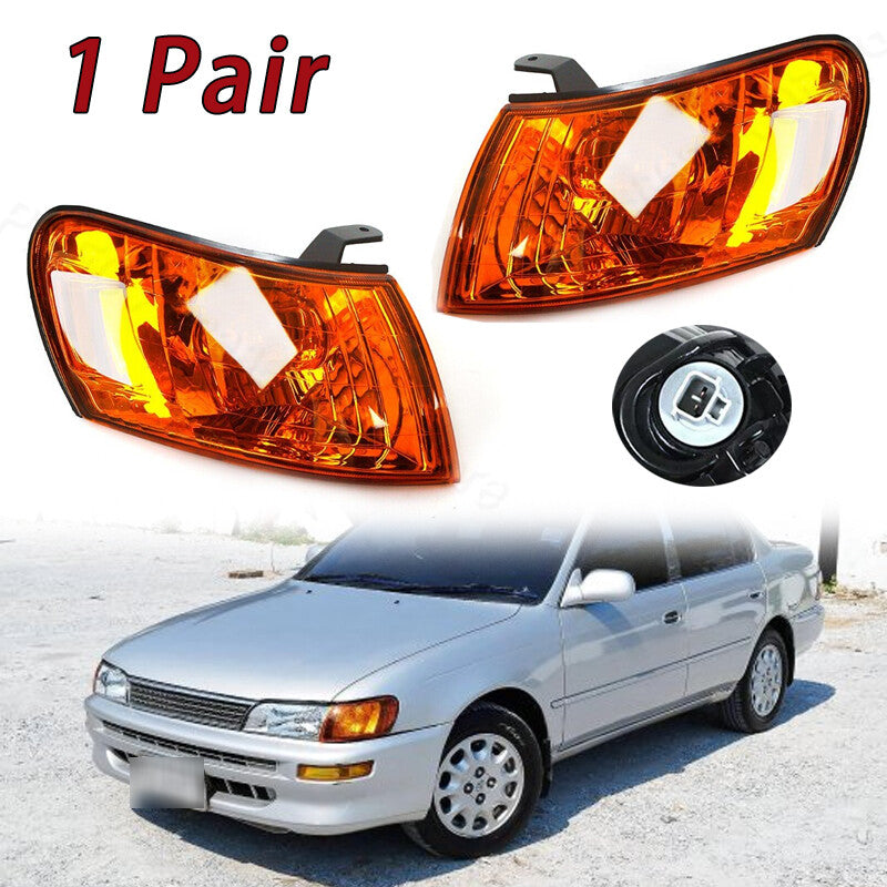 For 1993-1997 for Toyota for Corolla AE100 E100 AE101 Pair Front Corner Lamp