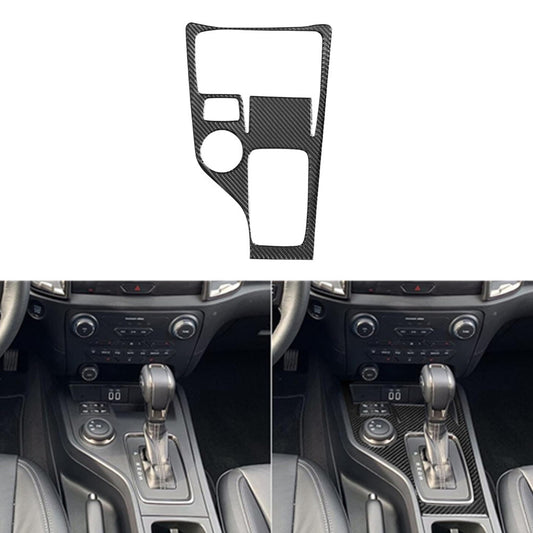 Carbon Fiber Automatic Shift Outer Frame Cover Trim for Ford Ranger 2019-2022