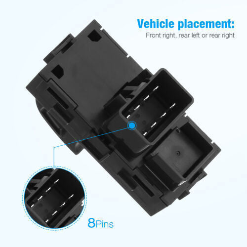 For 07-13 for Chevy for GMC Window Control Switch 20945129 22895545 Driver+Passenge Side