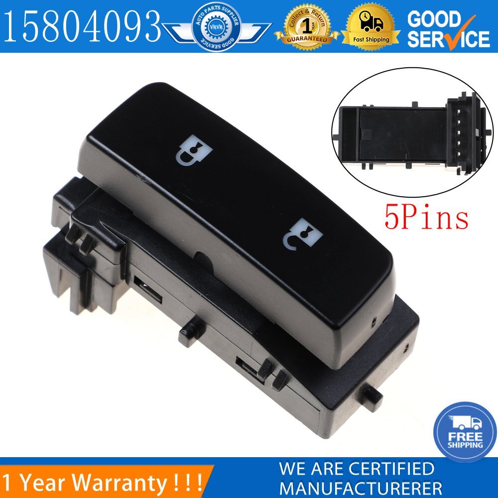 Applicable to 2007-2013 for Chevrolet Silverado 1500 LH driver power door lock switch 15804093