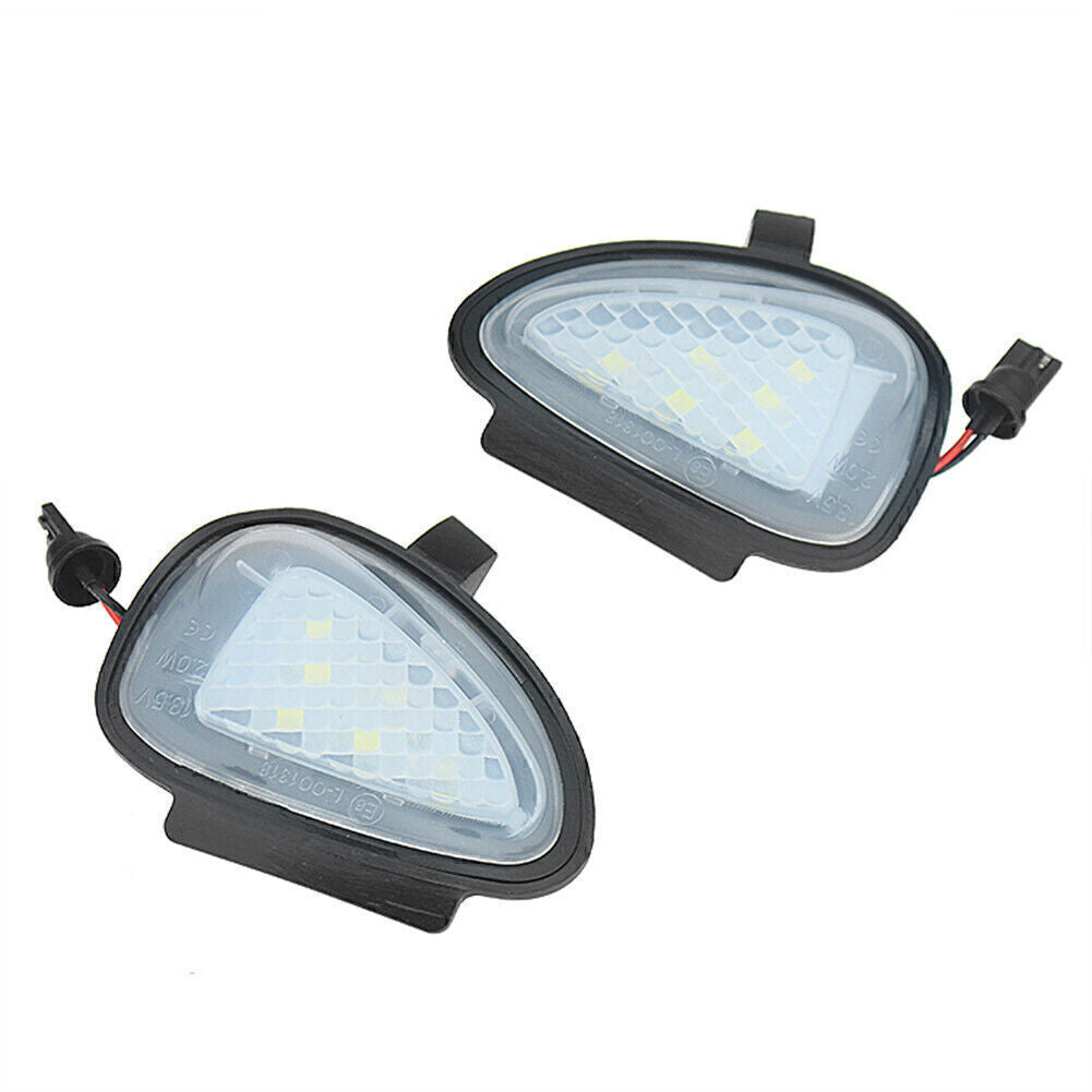 2x CAN-bus White LED Under Side Mirror Puddle Lights Fit for VW for Golf MK6