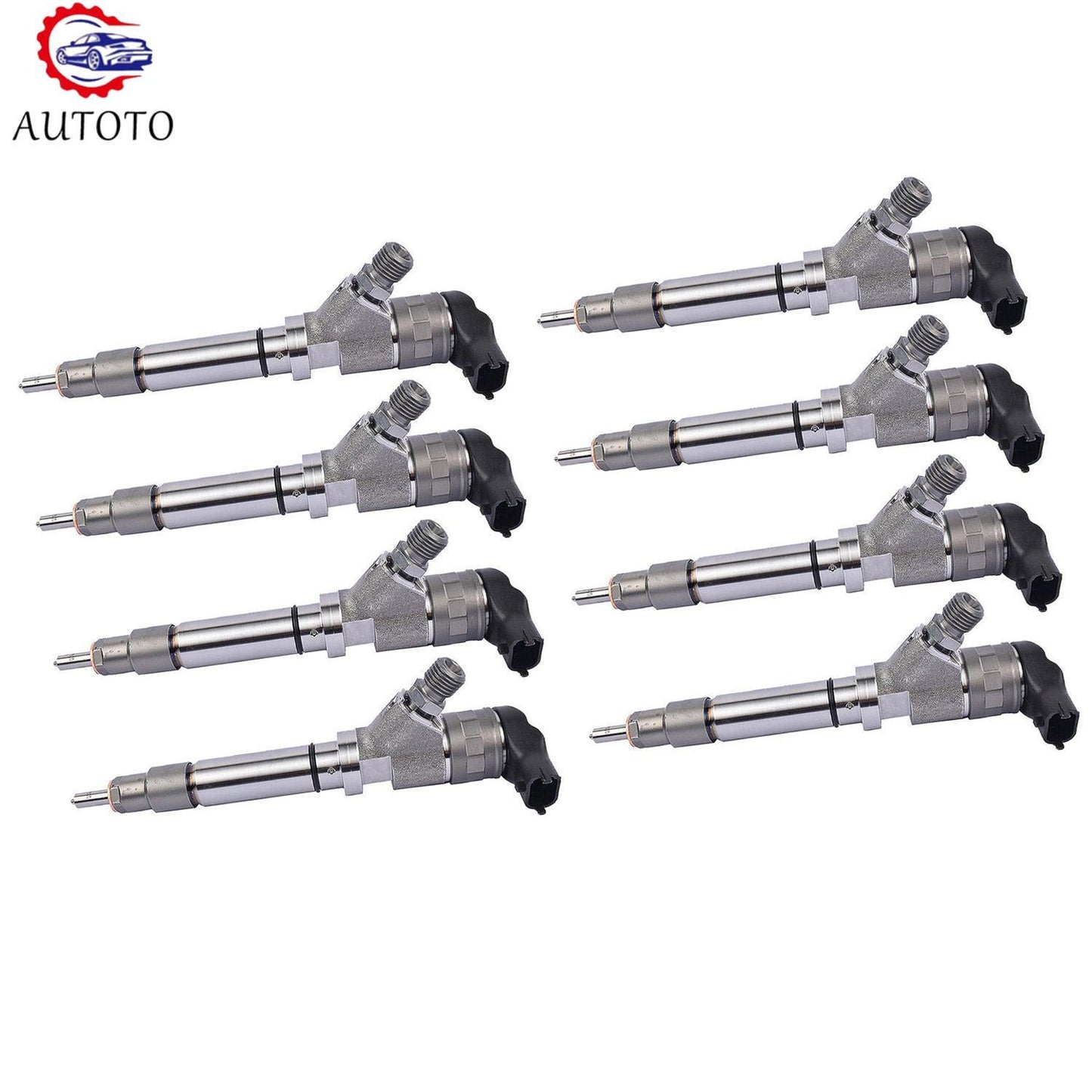 8PCS Fuel Injectors for GMC Savana for Sierra 2500 3500 for Chevy 06-07 0986435521 6.6L