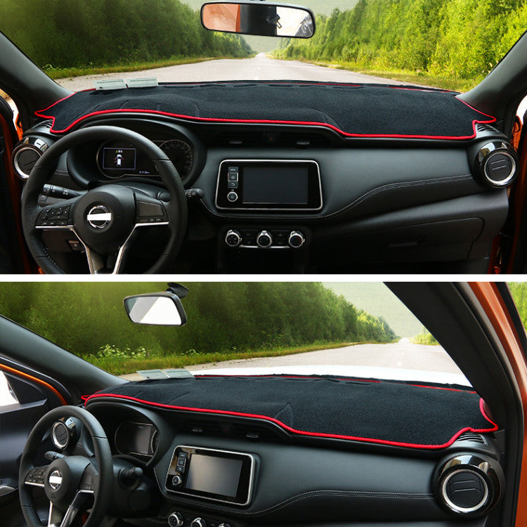 1P Inner Dashboard Dash Mat Non-slip DashMat Sun Shade for Nissan Kicks 2017-23