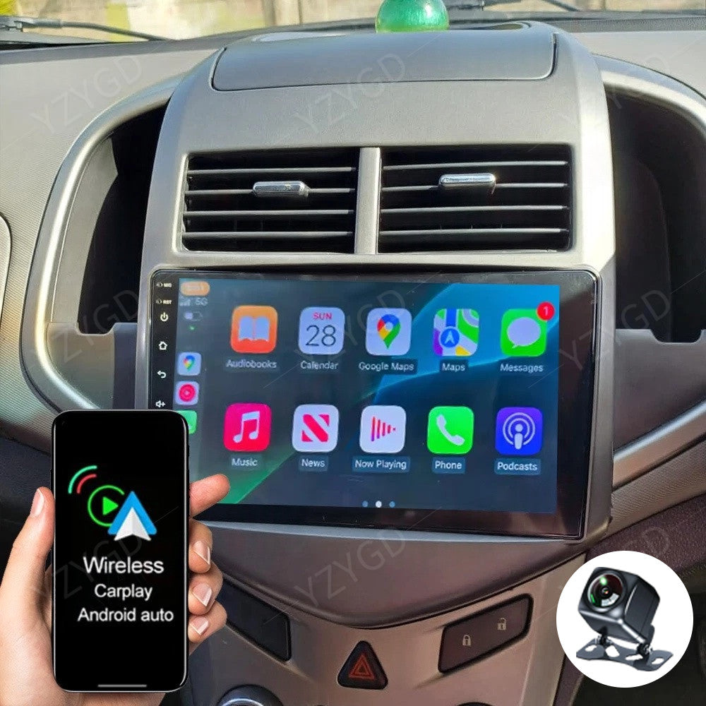 Apple Carplay for Chevrolet Sonic Aveo 2012-2016 Car Radio GPS Stereo Screen BT