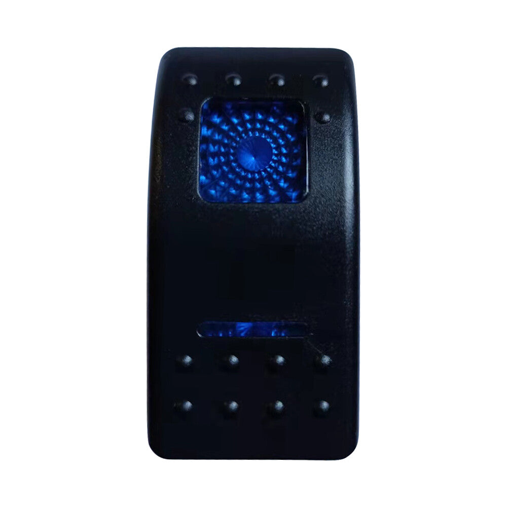 Blue LED 12V 24V DC ON-OFF Rocker Switch 5 Pins For Marine Boat Cars Replacement