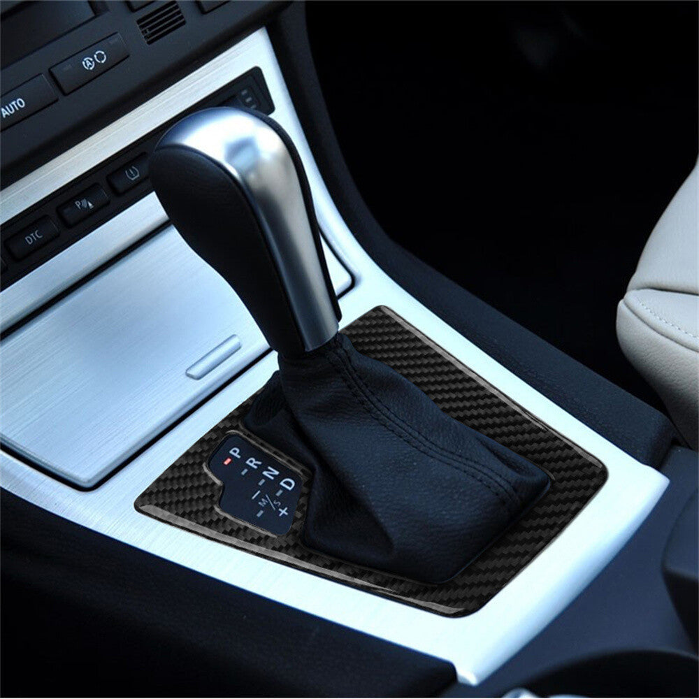 Carbon Fiber Central Control Gear Shift Box Panel Cover for BMW X3 E83 2004-2010