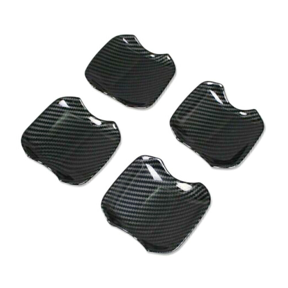 4x Carbon fiber Style Door Handle Bowl Cover Trim Fit for Subaru Forester SK 19 2020
