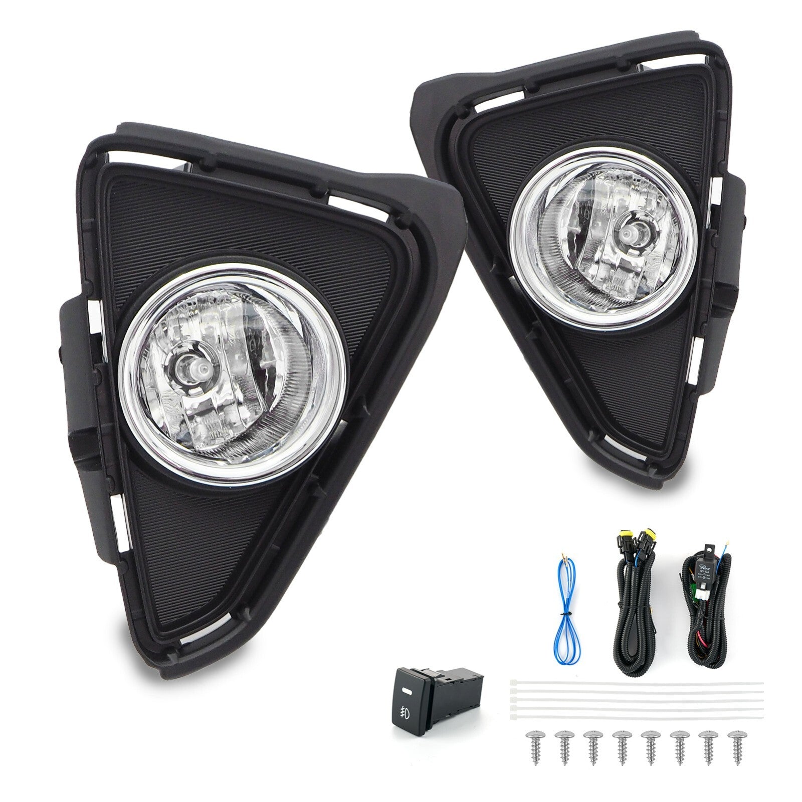 Suitable for 2016-2018 for Toyota RAV4 driver's fog light and collision avoidance light + switch + wiring kit.