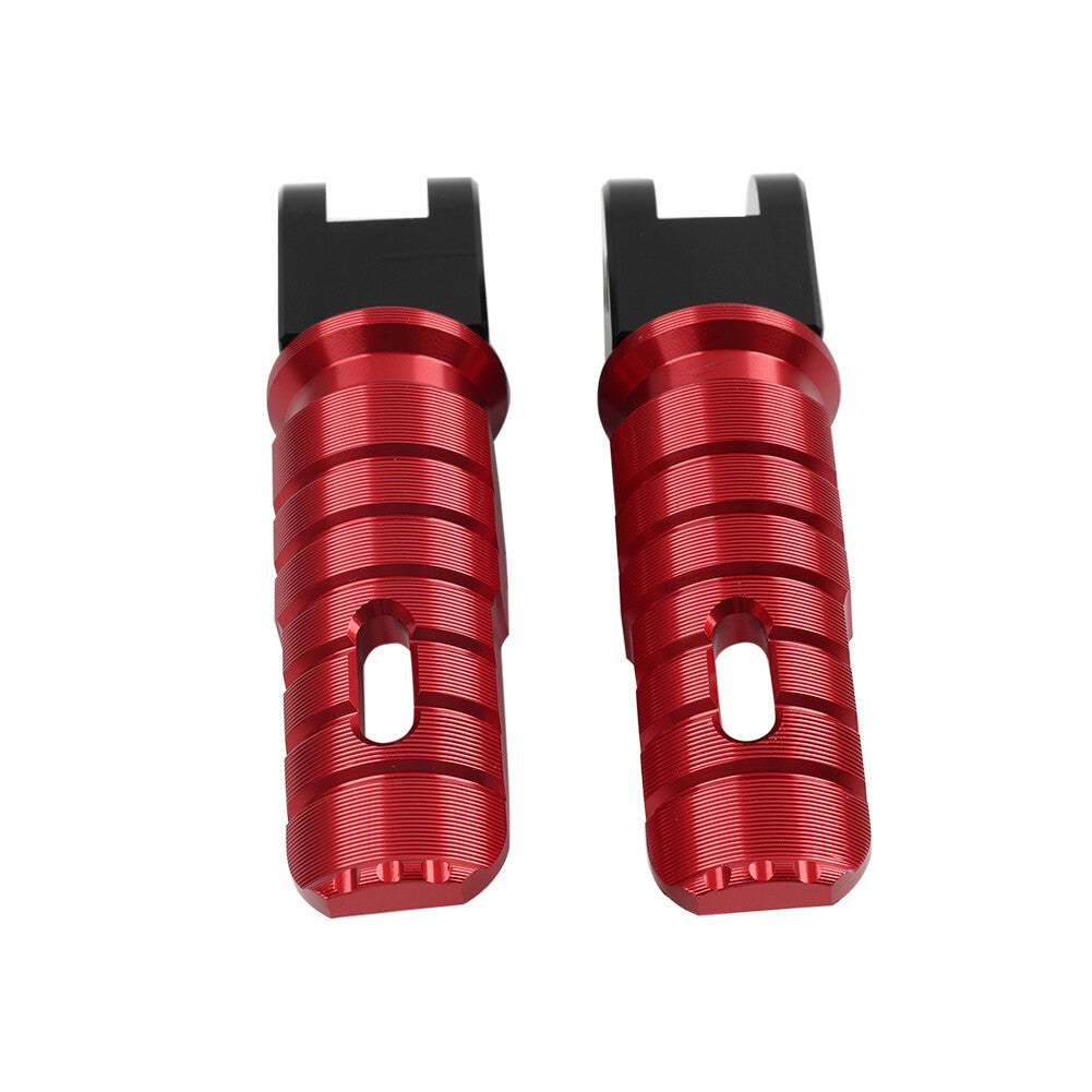 Red Red Passenger Rear Footrests Foot Peg for Ducati Monster 696 2008-2014 796
