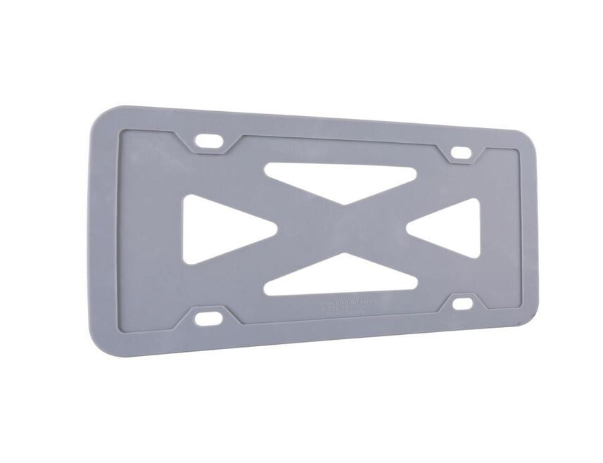 1 piece car license plate frame cover cap trunk gray silicone suitable  for ford