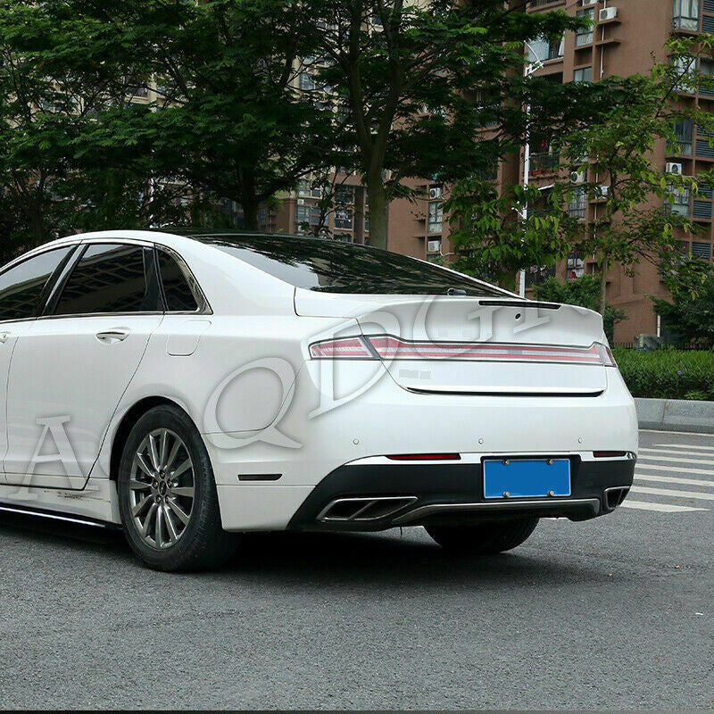 3Pcs for Lincoln MKZ 2017-2020 Chrome Rear Bumper Guard Decor Strip Cover Trim