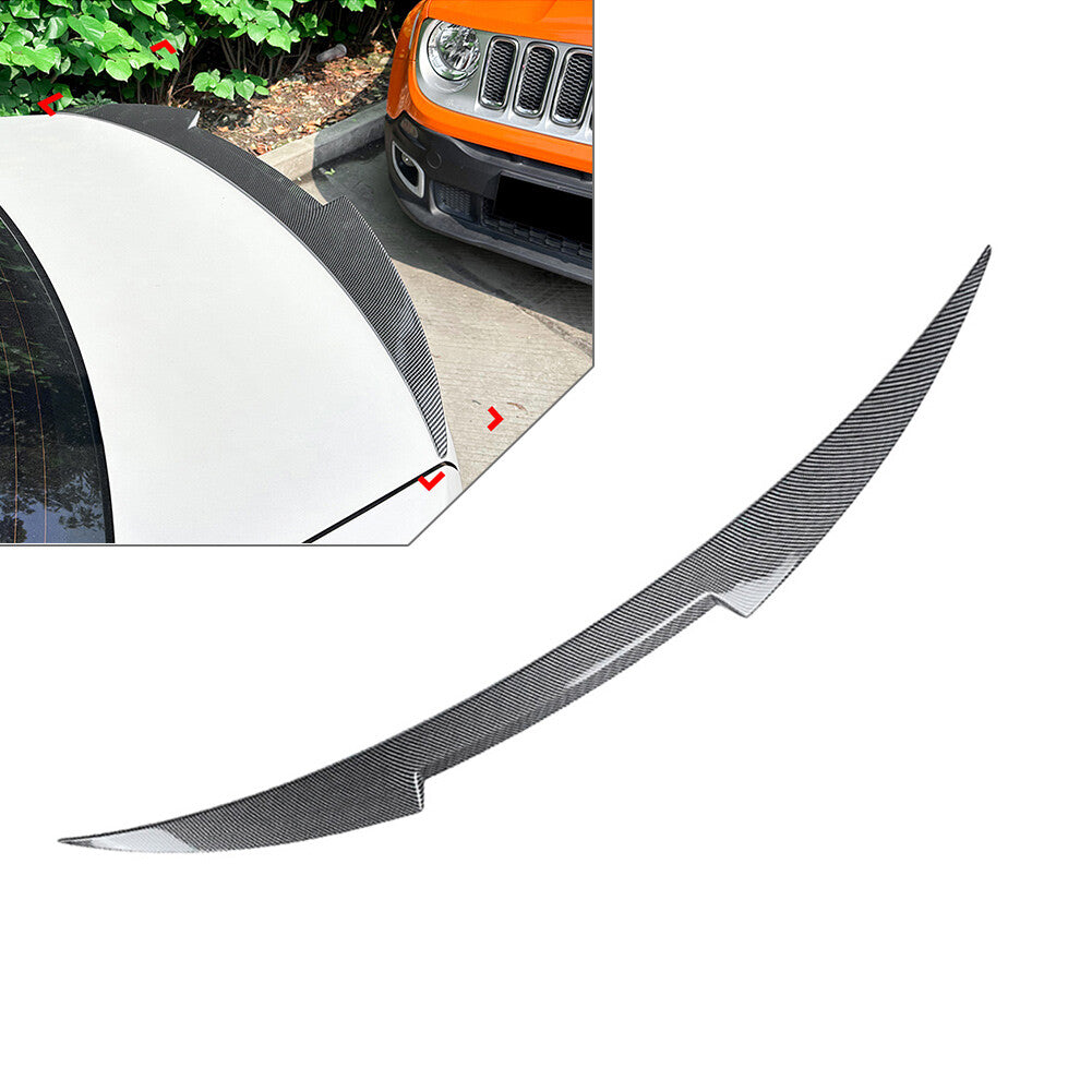 1x Fit for BMW 3 Series G20 M3 G80 M4 M4 Style Rear Trunk Spoiler Wing Lip