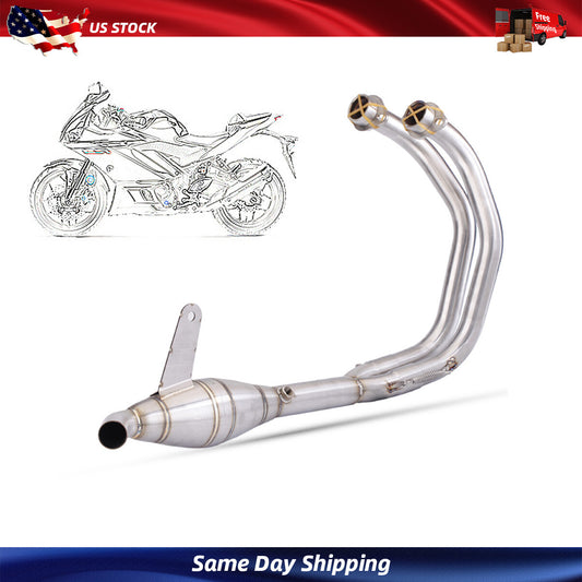 Modified Exhaust Connected Header Front Pipe Link System for Yamaha YZF R3 MT-25