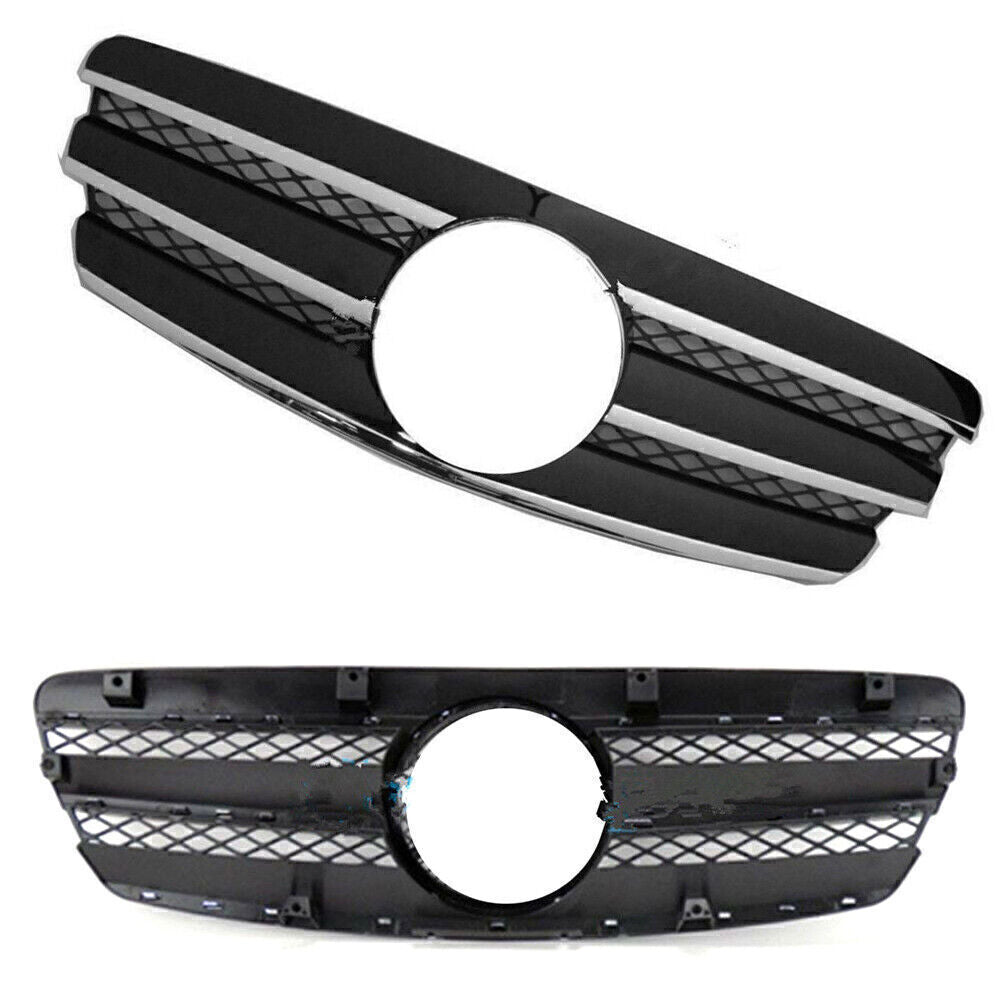 3-PIN Front Grille Grill SPORTS for BENZ E CLASS W211 E320 2002-2005 2006 Car
