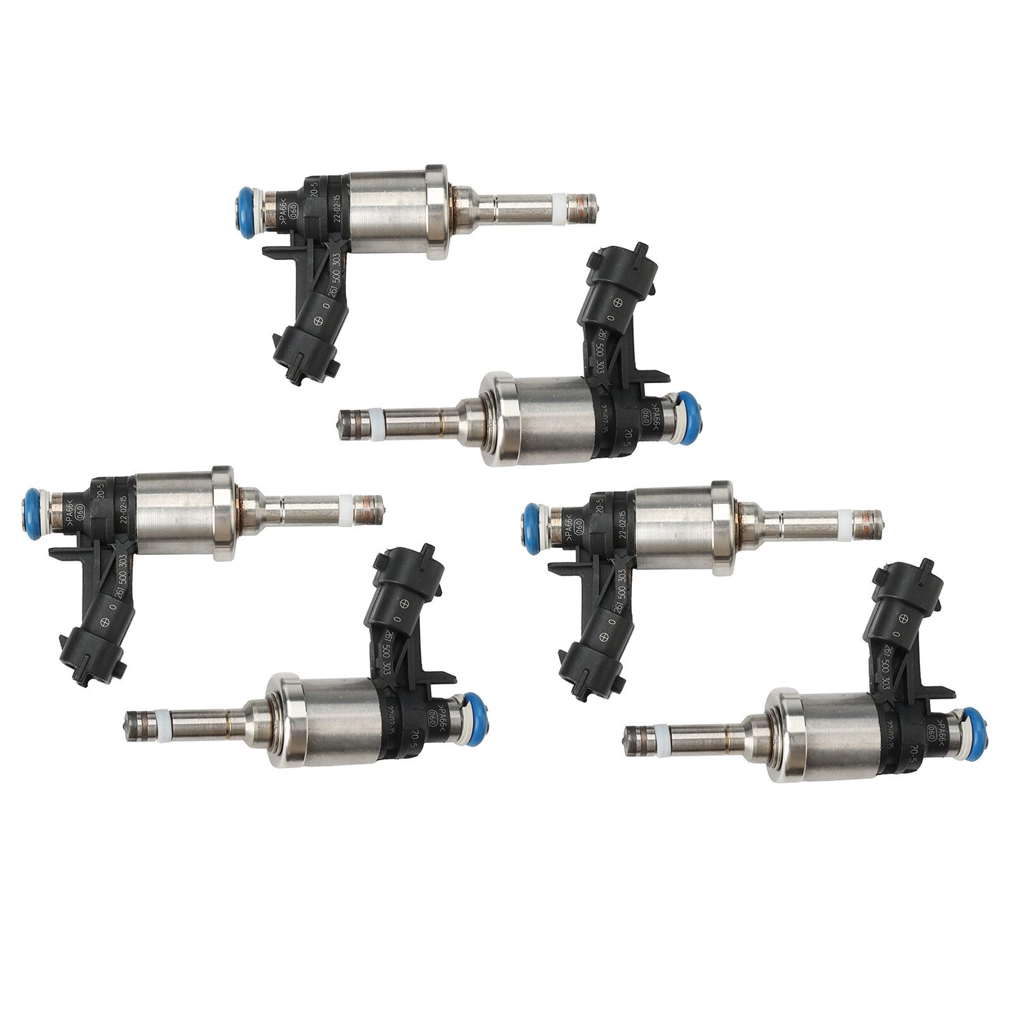 6PCS Fuel Injector 12663380 for Buick Enclave for Chevrolet Traverse Acadia 12-17