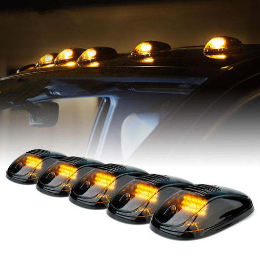 5 Smoke LED Roof Top Running Cab Marker Light for Chevy Silverado 1500 2500 3500