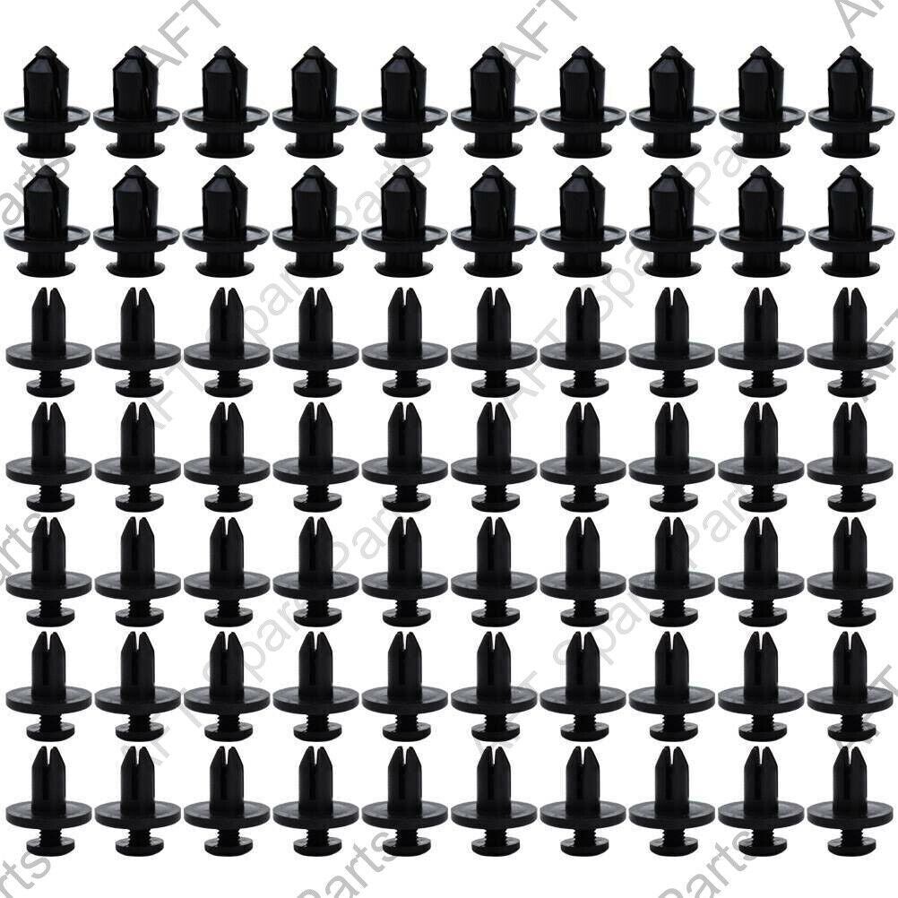 190 Fastener Plastic Fastener Rivet Car Push Pin Rivet Trim Clips Kit US