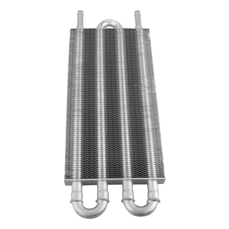 Universal 5/16 Transmission Oil Cooler Kit 4 Row/4 Pass Tube and Fin Oil Silver