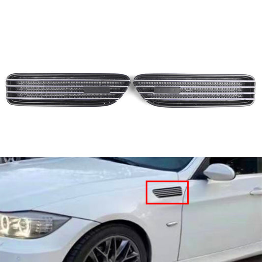 Side Fender Air Flow Vents Grille Grill for BMW E46 M3 2001-06 2002 2003 04