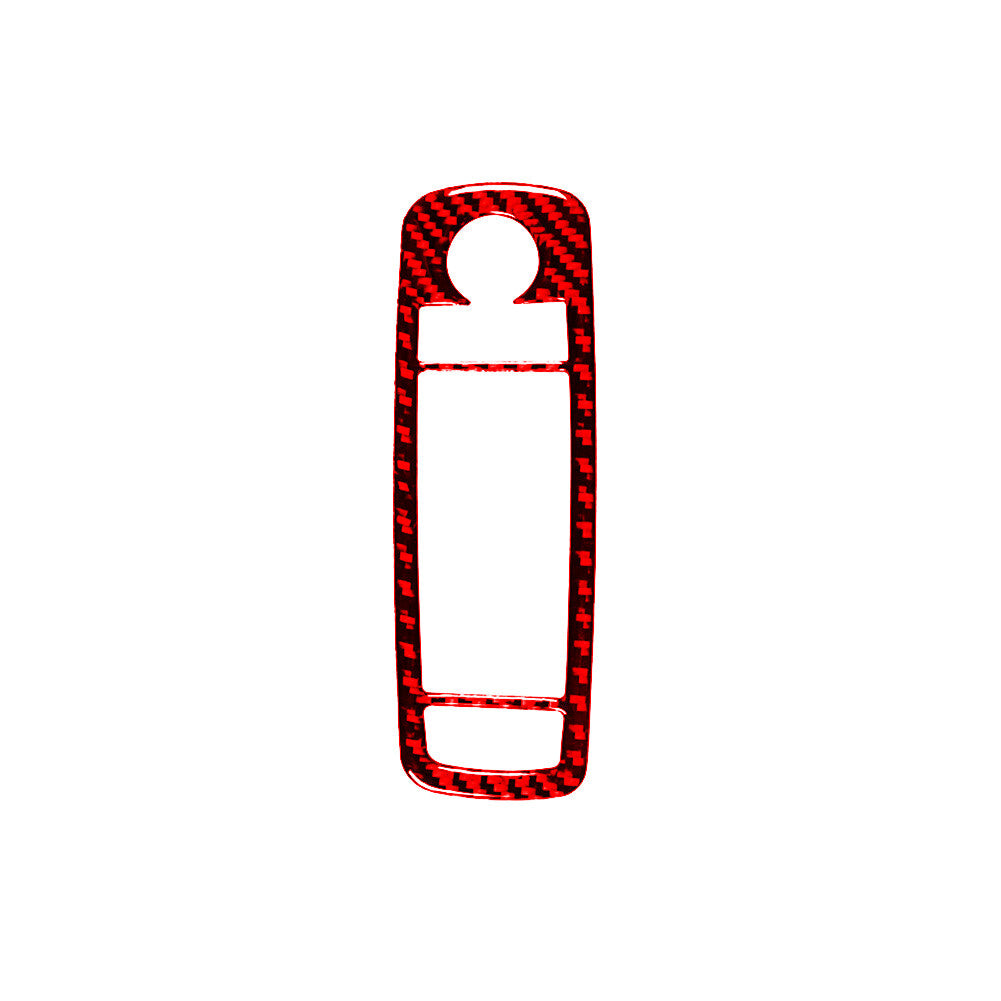 Red Carbon Fiber Driver Side Window Lift Switch Cover for Jeep Liberty 2008-2012