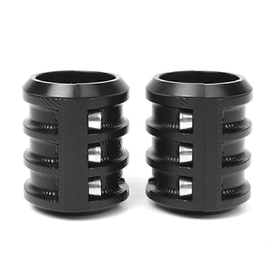 Front Fork Tube Shock Boot Slider Cover Fit for BMW R 1200GS Adv 2013-16 Black 2pcs